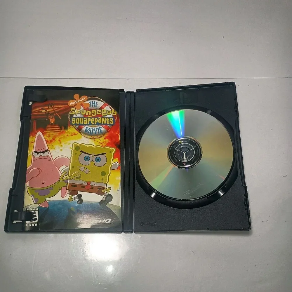 SpongeBob SquarePants The Movie Greatest Hits PlayStation 2 PS2 2004 Nickelodeon